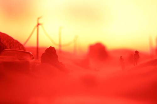 Photoillustration 'Code Red' by Anne Michaux