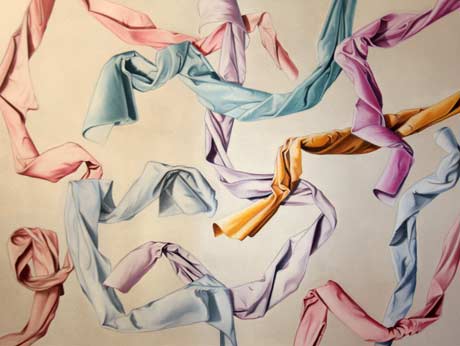 Clothes Having Sex 2010 oil on canvas 200 x 150 cm